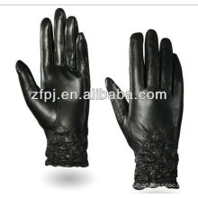 zf100 wholesale sheepskin black motorcycle gloves